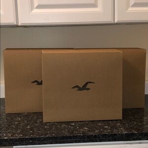 New 3 Pack Hollister California Large Gift Boxes